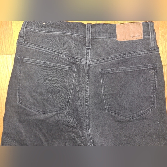 Madewell Straight Leg Jeans in Dark Gray - Picture 5 of 5